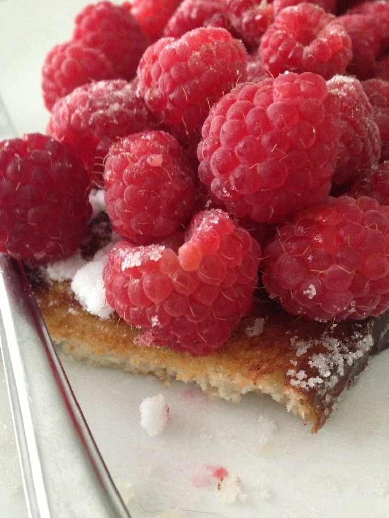 Raspberries on French Toast