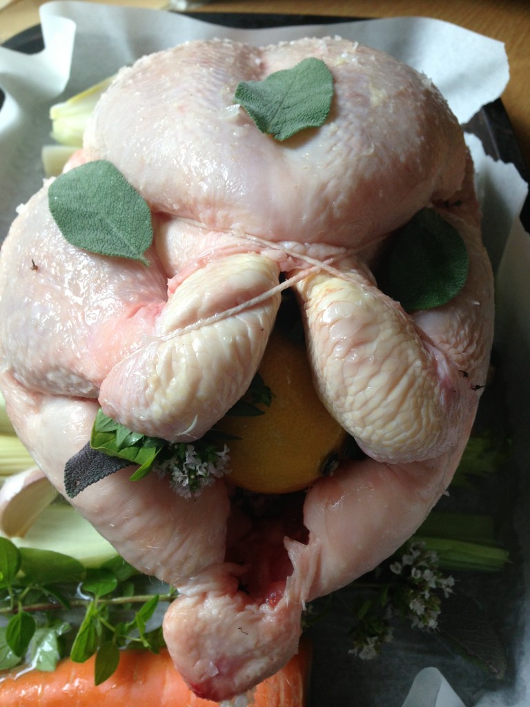 chicken ready for the oven