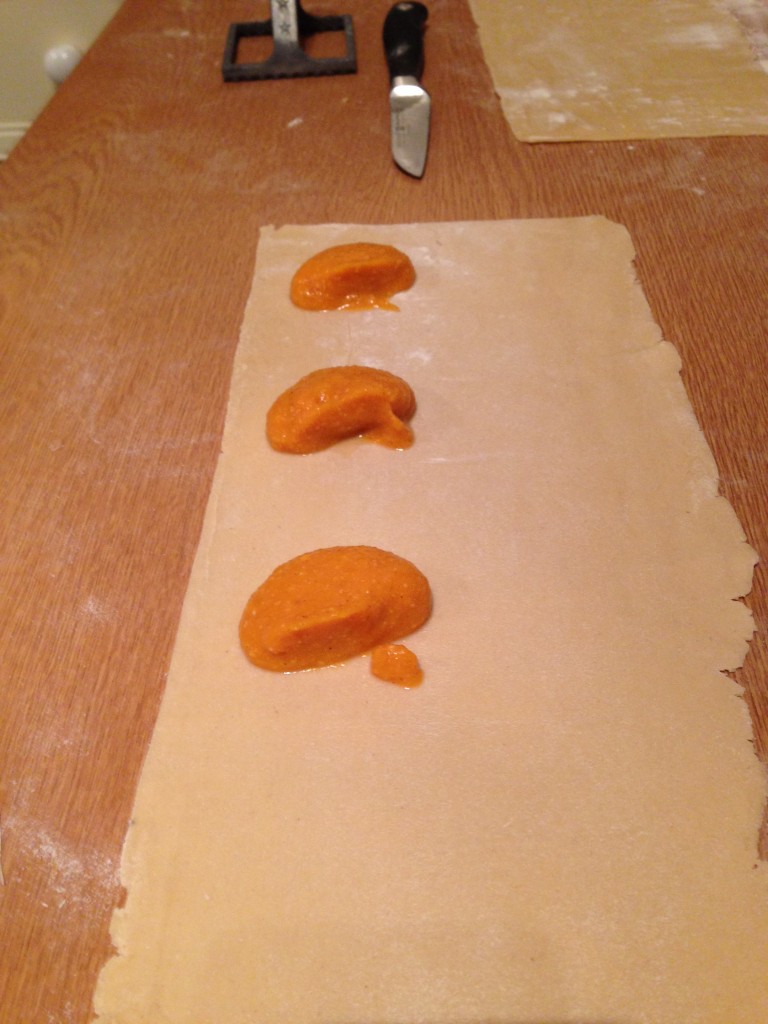 dough being prepared