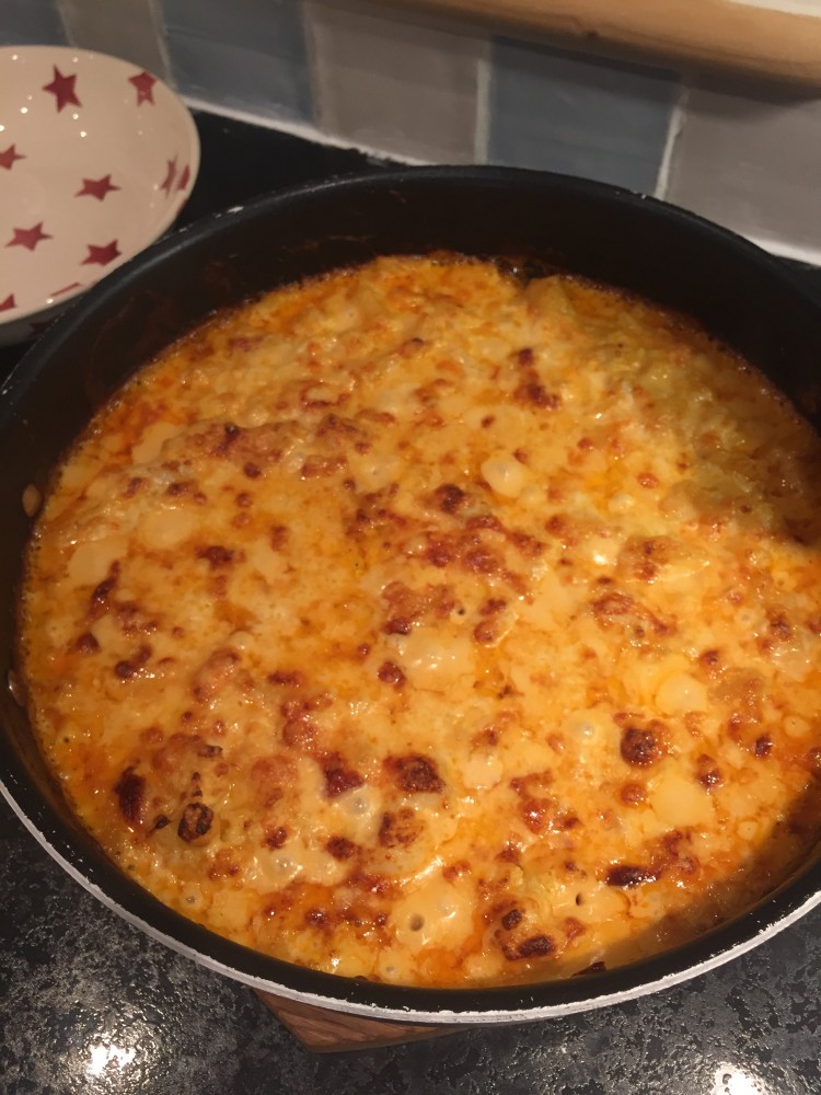 Cauliflower and Pancetta Macaroni Cheese