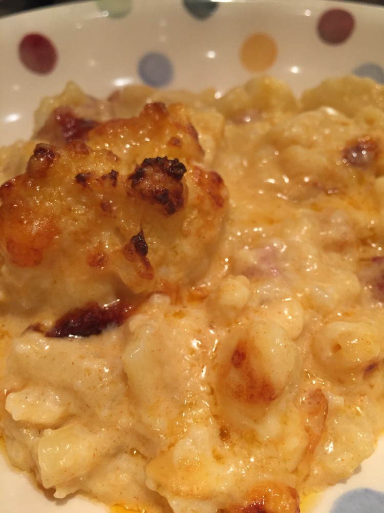 Cauliflower and Pancetta Macaroni Cheese